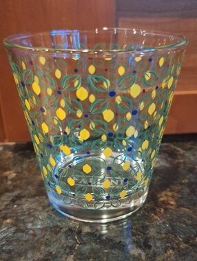 Vintage Pallini Roma Rocks Glass